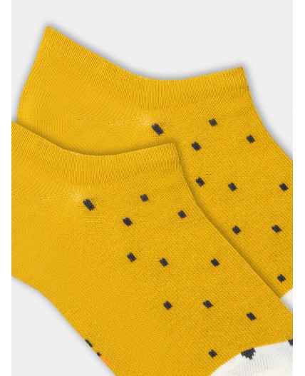 Носки молочный /горчичный