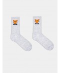 Носки св.серый меланж
