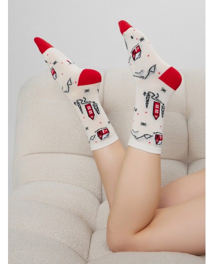 Носки молочный