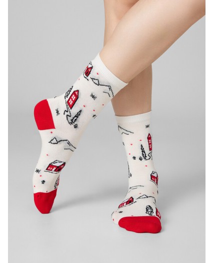 Носки молочный