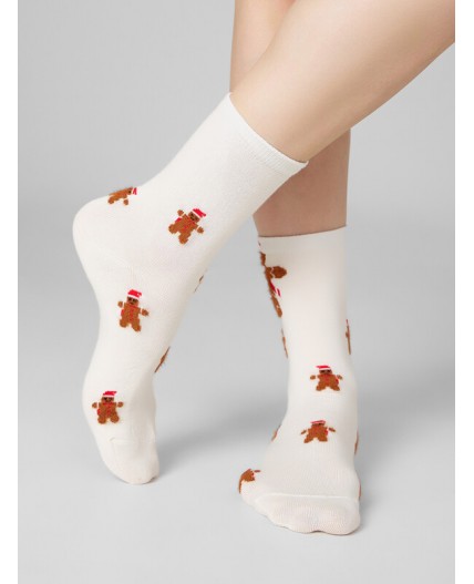 Носки молочный