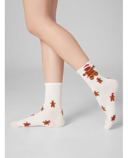 Носки молочный