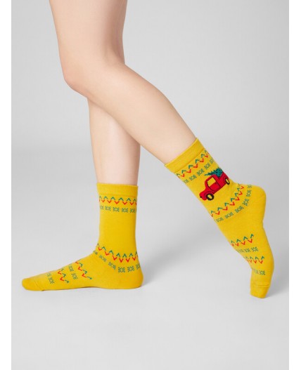 Носки горчичный
