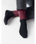 Носки бордовый