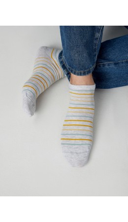 Носки св.серый меланж