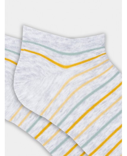 Носки св.серый меланж