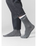 Носки т.серый меланж