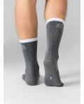 Носки т.серый меланж