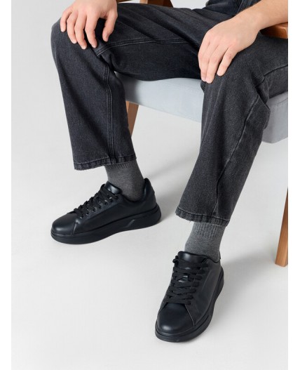 Носки т.серый меланж