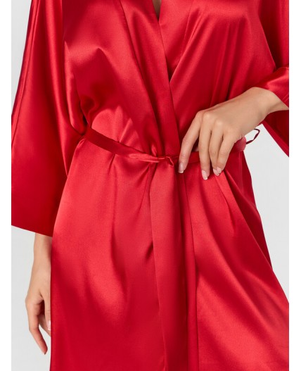 Пеньюар красный