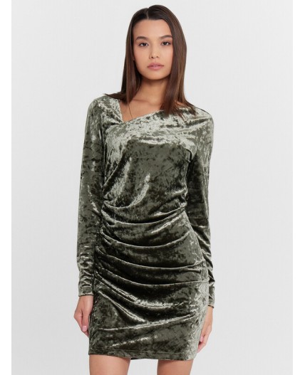 Платье глубокий зеленый