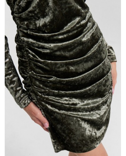 Платье глубокий зеленый