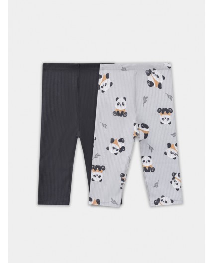 Ползунки пандочки на сером +железо