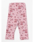 Ползунки цветочные еноты на п.розовом