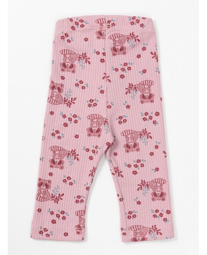 Ползунки цветочные еноты на п.розовом