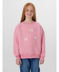 Свитшот розовый +печать