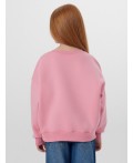 Свитшот розовый +печать