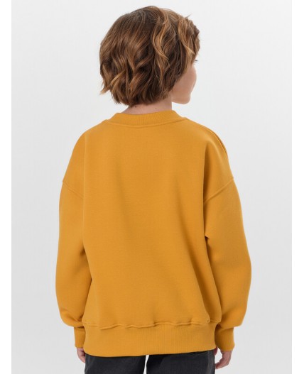 Свитшот охра +печать