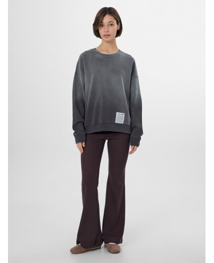 Свитшот вытравка на графите