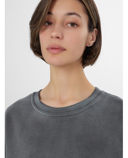 Свитшот вытравка на графите