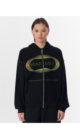 Толстовка черный +печать