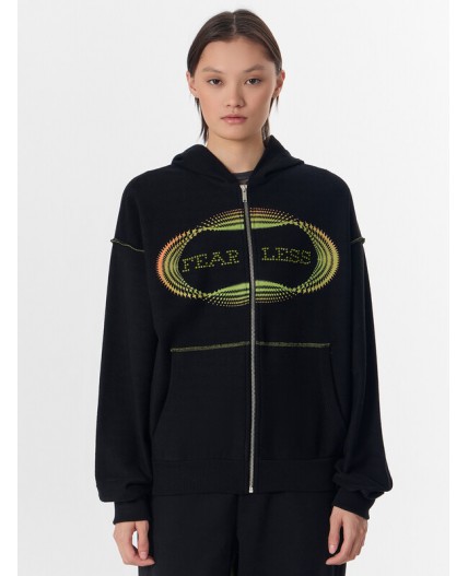 Толстовка черный +печать