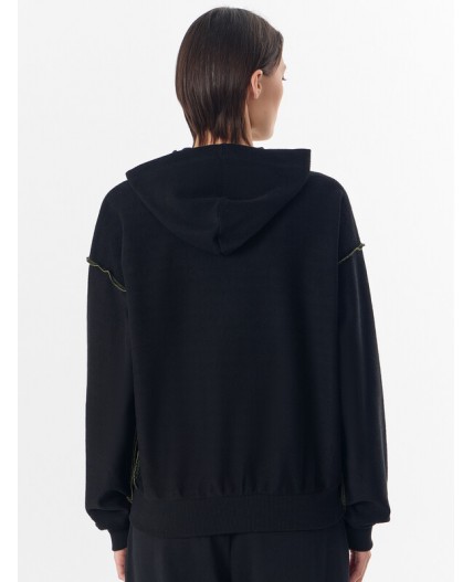 Толстовка черный +печать