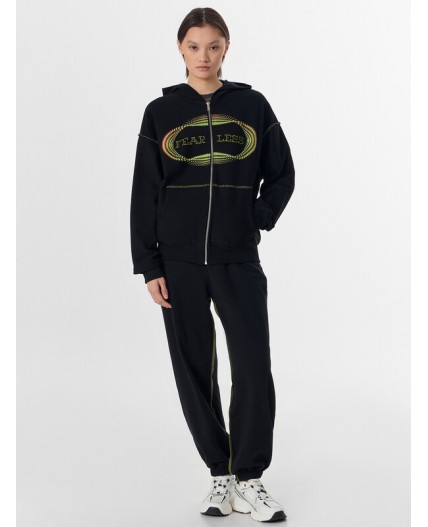 Толстовка черный +печать