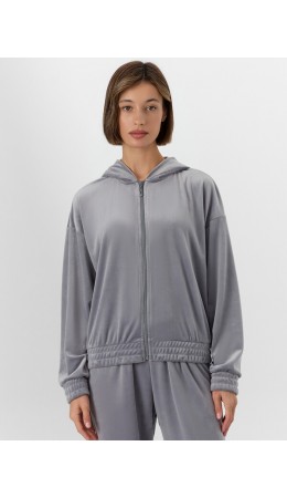Толстовка серебристо -серый