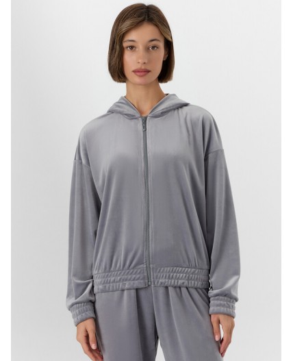 Толстовка серебристо -серый