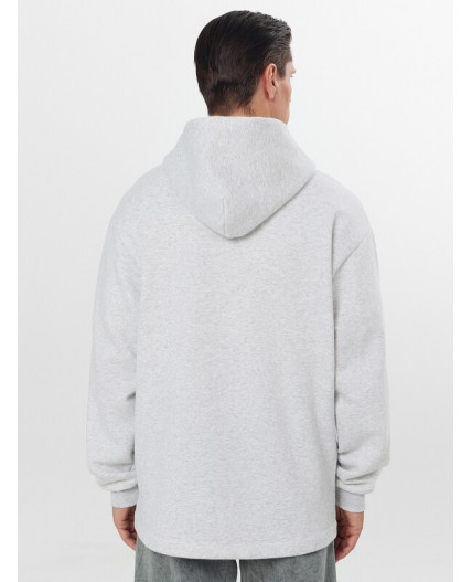 Толстовка серый меланж 4306-А +печать1