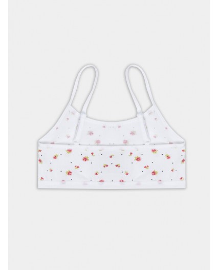 Топ цветочки на белоснежном