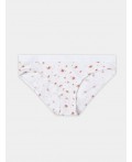 Трусы цветочки на белоснежном