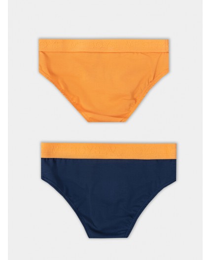 Трусы синий +оранжевый