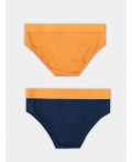 Трусы синий +оранжевый