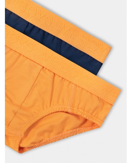 Трусы синий +оранжевый
