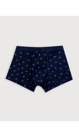 Трусы штрихи на синем