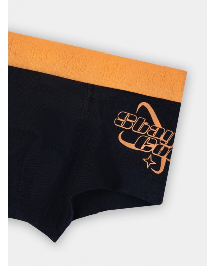 Трусы черный +печать