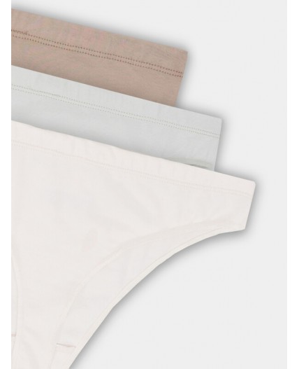 Трусы молочно -розовый +печать