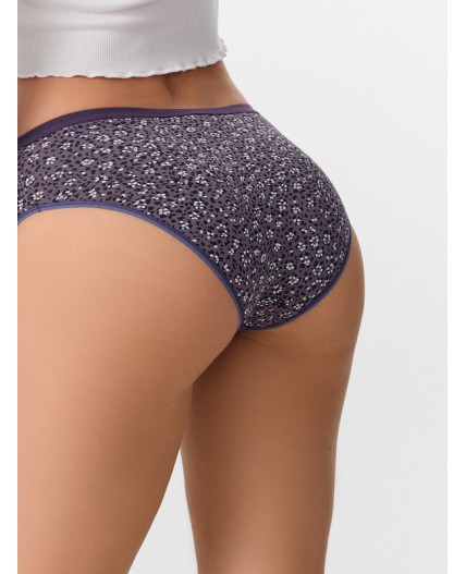 Трусы узор на фиолетовом