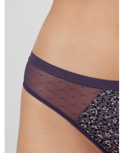 Трусы узор на фиолетовом