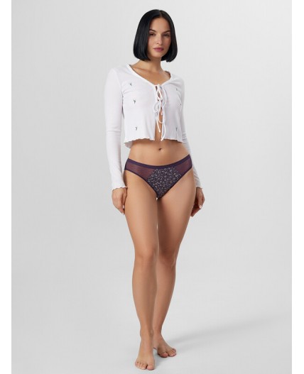 Трусы узор на фиолетовом