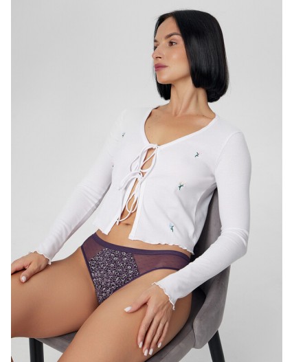 Трусы узор на фиолетовом