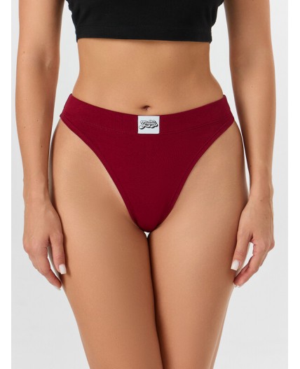 Трусы бордовый