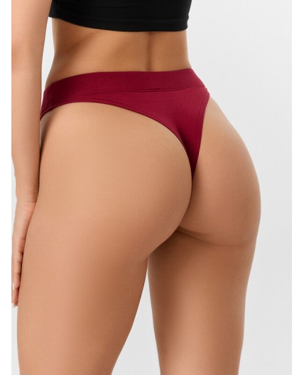 Трусы бордовый