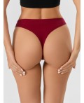 Трусы бордовый