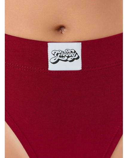 Трусы бордовый