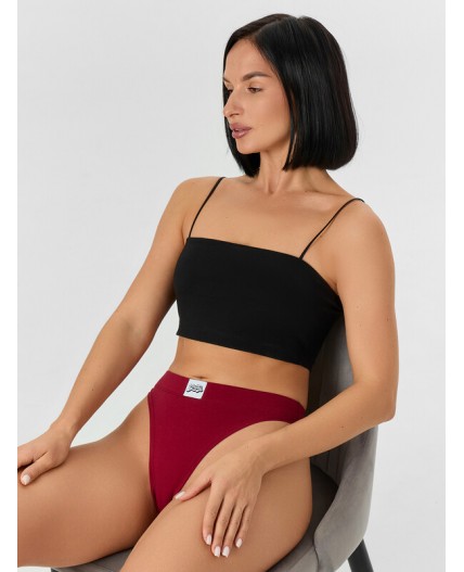 Трусы бордовый