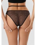 Трусы узор на черном