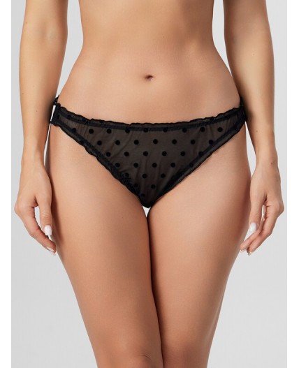 Трусы горох на черном